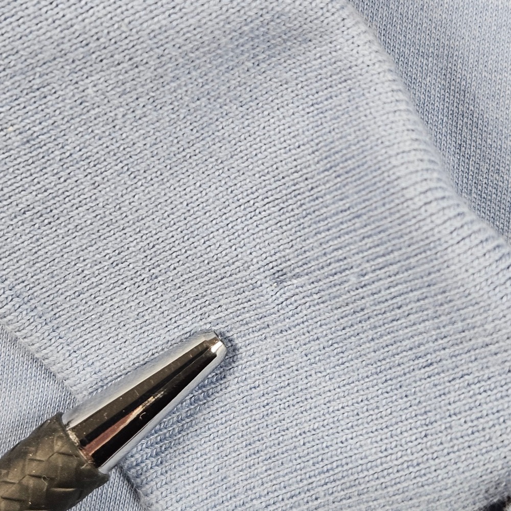 Polo Ralph Lauren Polo Shirt Mens LT Blue Long Sleeve Cotton Flesh Pony Logo - Picture 5 of 12